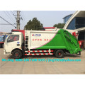 Euro 3 DFAC 5-6 tons compactor garbage truck prices,4x2 garbage truck with compactor